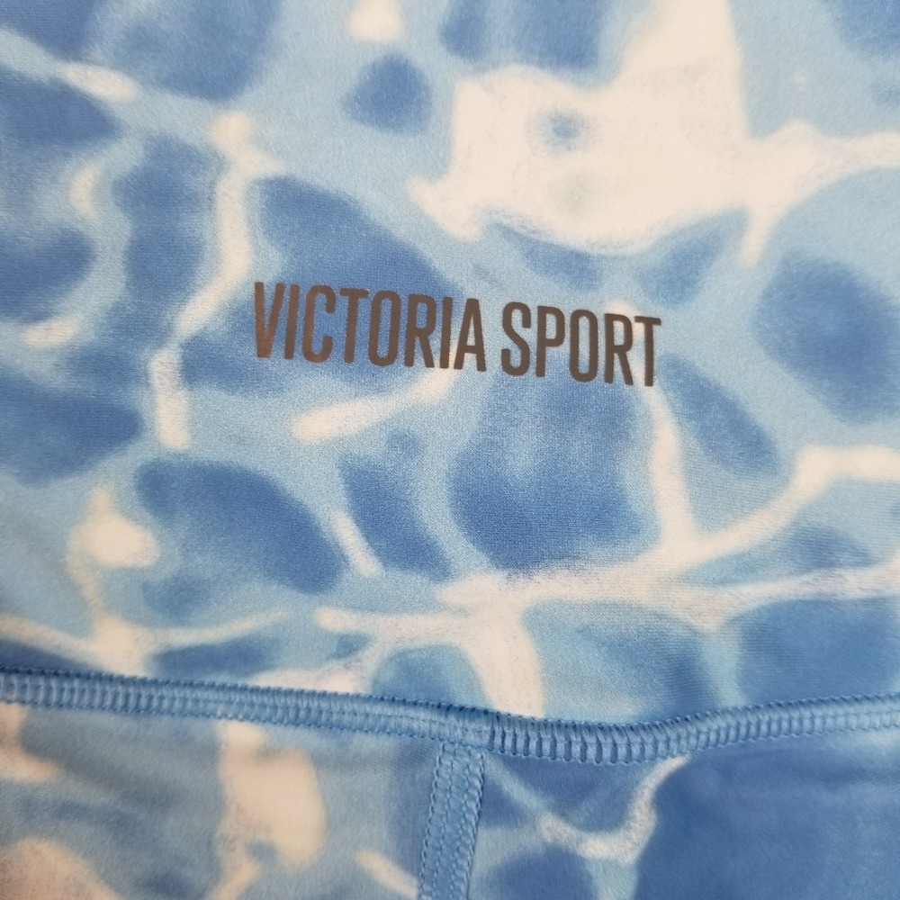 Victoria Sport Pool Blue/White Leggings - Picture 3 of 6